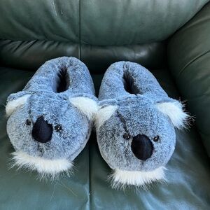 Fuzzy Koala Slippers